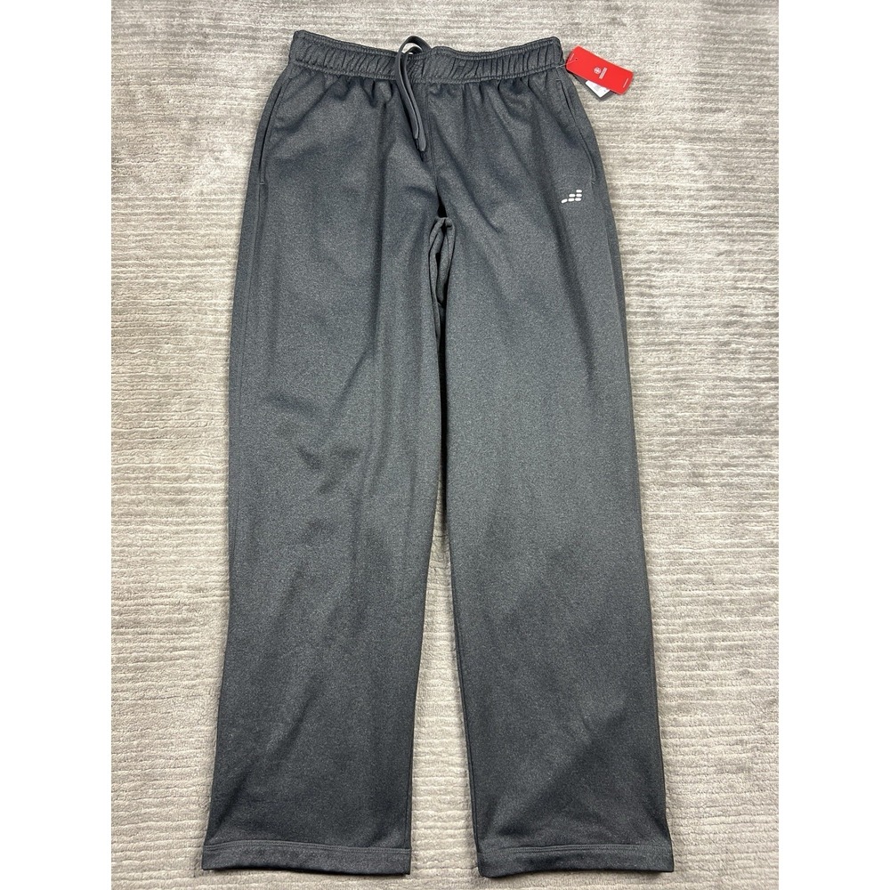 BCG Pants Mens‎ Large Gray Fleece Sweatpants Drawstring Pockets Athletic NWT